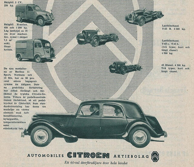 Nostalgi: Citroëns nya giv 1952