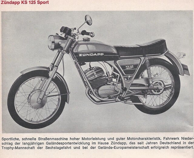 Nostalgi: Alla tiders Zündapp KS125 Sport