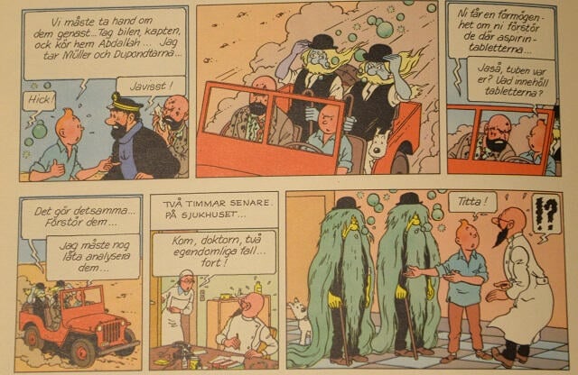 Nostalgi: Den motorburne journalisten Tintin fyller 90 år