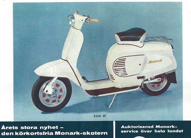 Nostalgi: Innan Skoterett hette den Monark-skotern