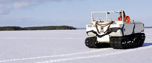 En riktig snövessla