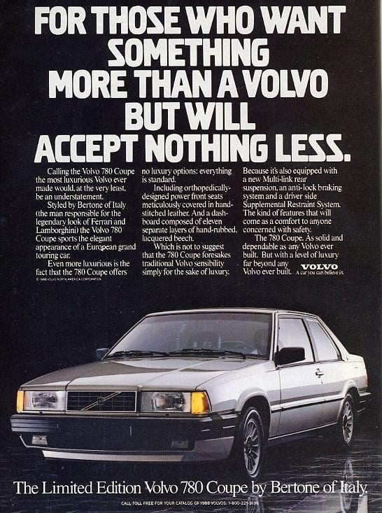 Volvo 780 fyller 30!
