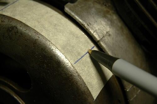 Ställ tändningen med Stroboskop