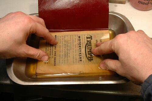 Tvätta instruktionsboken