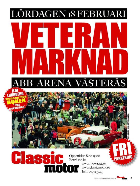 Uppdaterad: Classic Motor Marknad i Västerås