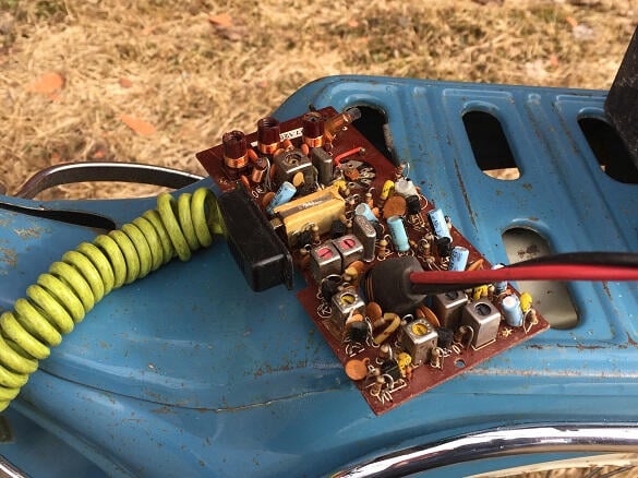 Classic Motors nya projekt: en elkonverterad veteranmoped!