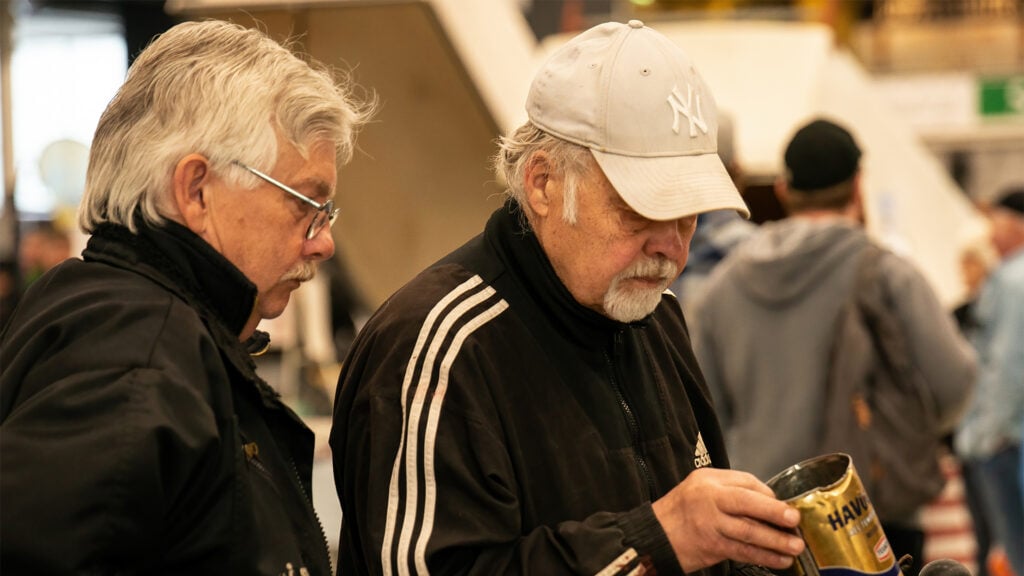 Kåre Selander och Inge Pettersson hade tagit sig från Sundsvall för att fynda.