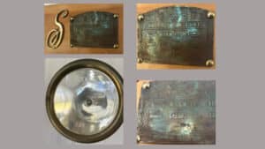 Delar från en Simson Typ C från 1914–1916.