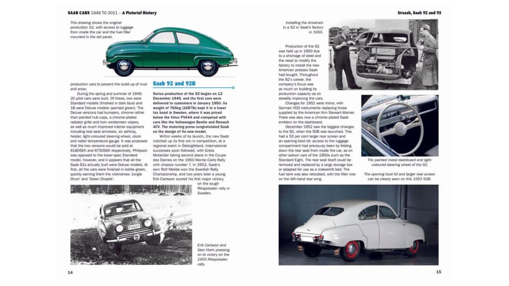 Utdrag ur boken om Saab.