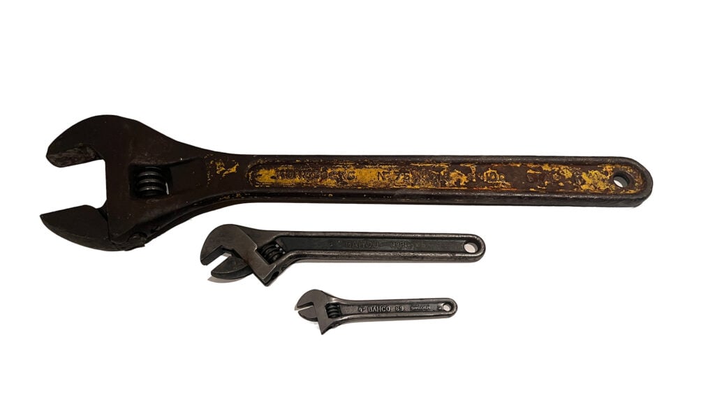 Skiftnycklar finns i en rad olika storlekar och från en mängd olika tillverkare. Här från Bahco och Kongsberg.
Foto: Anders Nordner