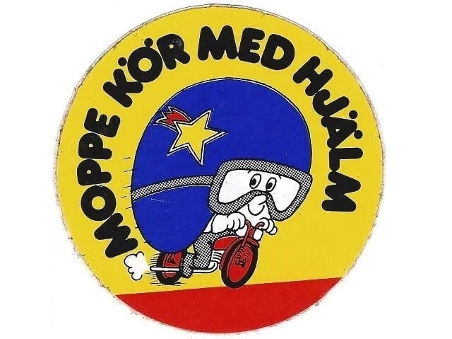 kör med hjälm