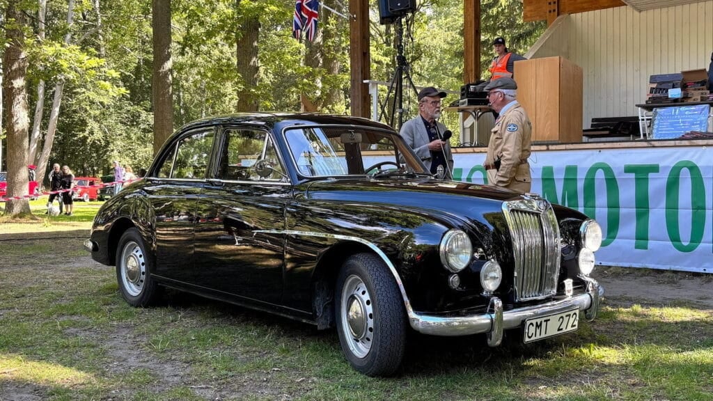MG Magnette ZA från 1956 som såldes ny i Falköping. Fot Anders Nordner